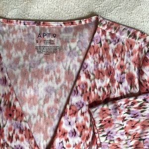 Printed short sleeve dress
